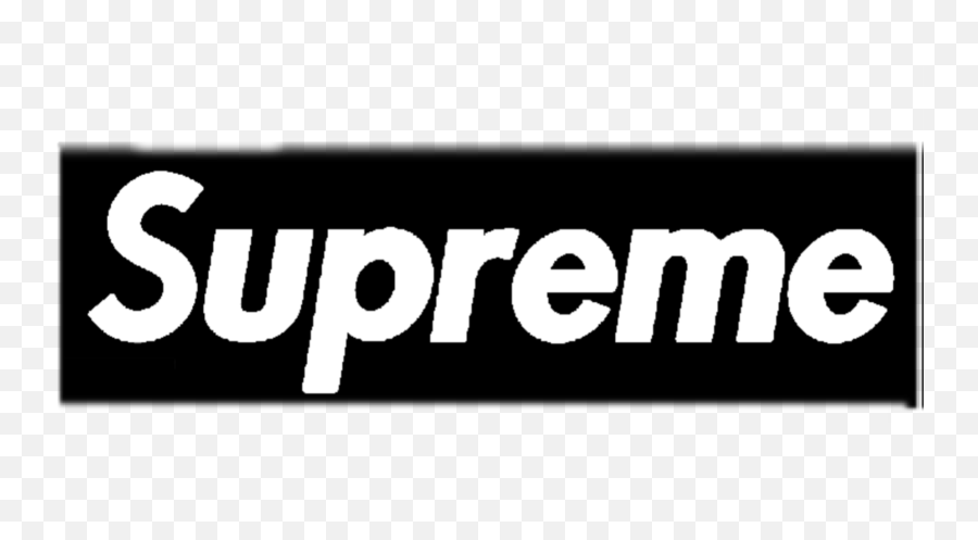 Sup - Supreme Black Logo No Background Emoji,Sup Emoji