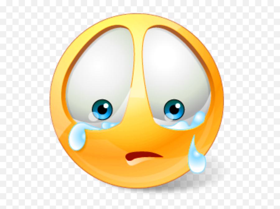 Crying Smiley Face Png Picture - Crying Sticker Emoji,Whining Emoji