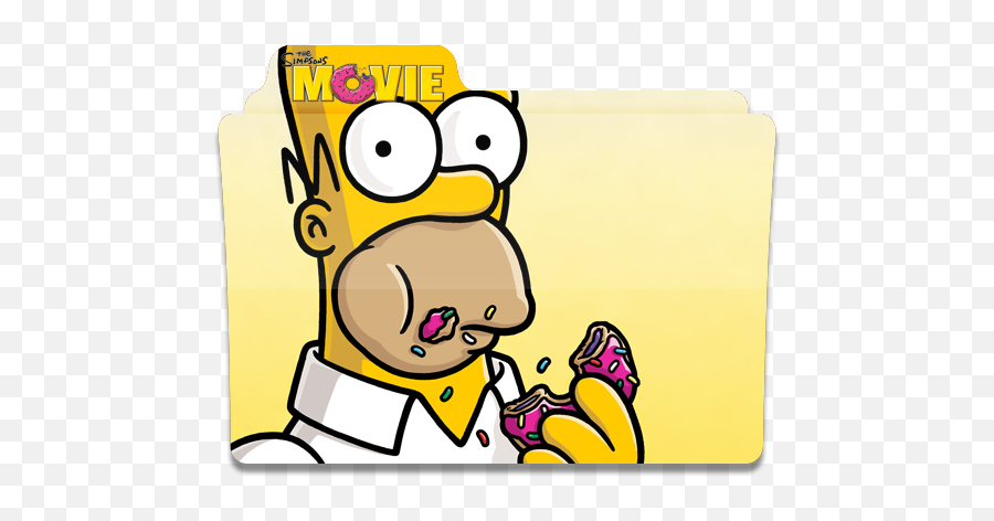 Simpsons Folder The Movie Icon - Simpsons Movie Movie Poster Emoji,Simpson Emoji