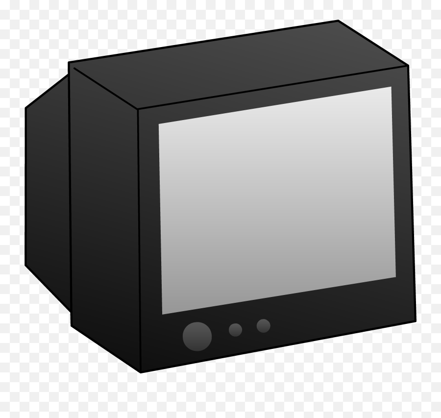Television Animated Clipart 4 - Clipartix Black Tv Clipart Emoji,Tv Emoji Png