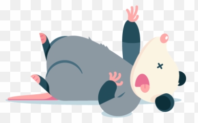 Awesome Possum - Cartoon Emoji,Possum Emoji