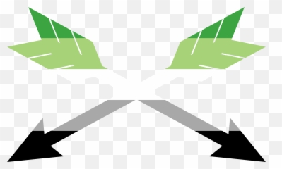 Pride Flags - Aromantic With Arrow Emoji