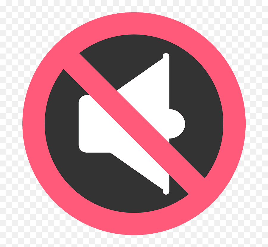 Muted Speaker Emoji Clipart - Animado No Fumar Imagenes,Emoji Speaker