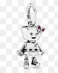 Bella Bot Punk Band Dangle Charm - Pandora Emoji