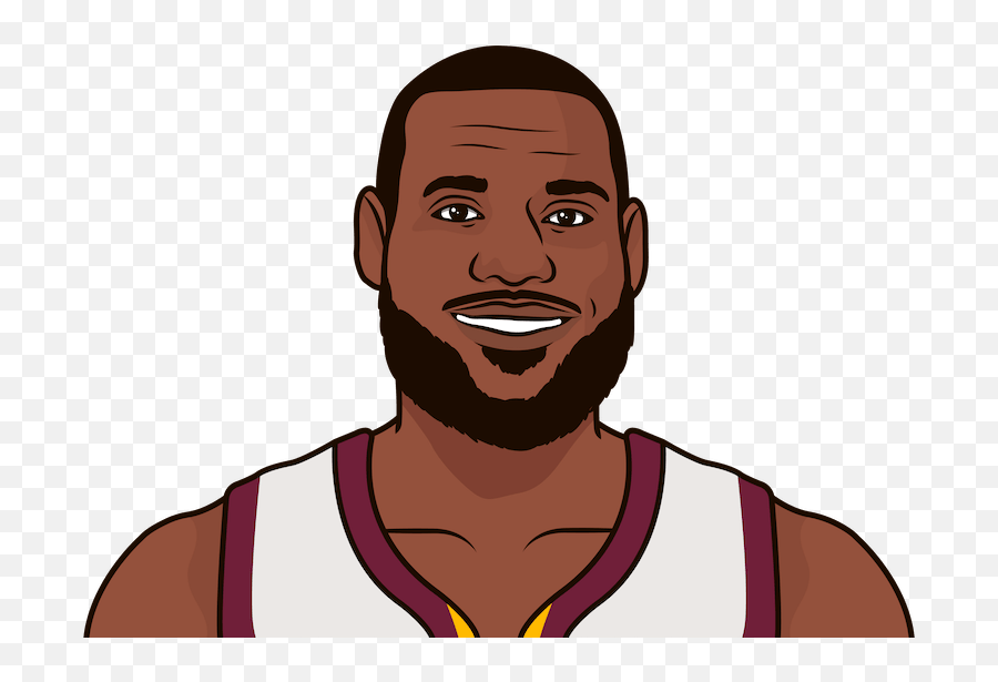 Download Hairstyle Playoffs Cavaliers James Hair Facial - Transparent Lebron James Cartoon Emoji,Cavs Emoji