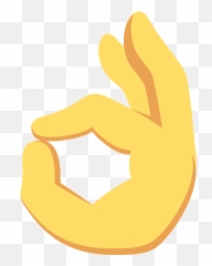 Emojione 1f44c - Ok Hand Transparent