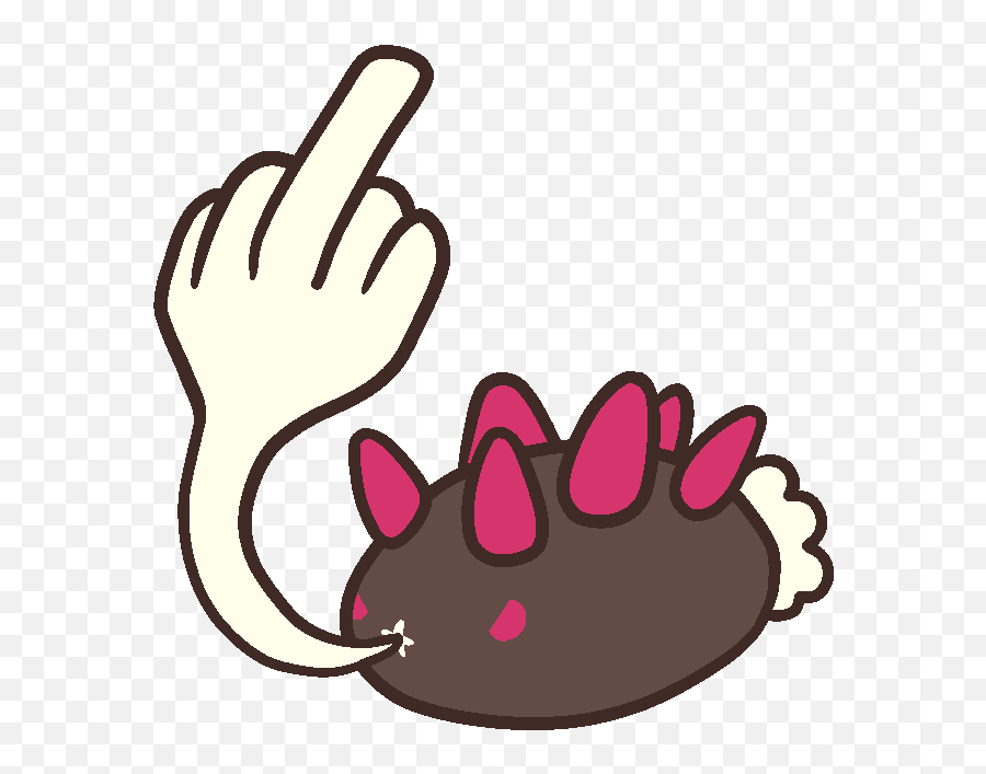 Download Boi - Pyukumuku Pokemon Png Image With No Pyukumuku Middle Finger Emoji,Boi Hand Emoji Png