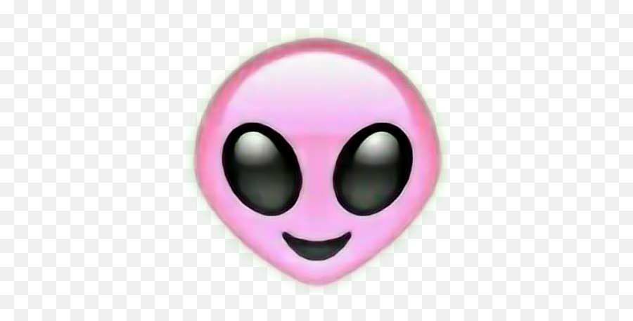 Alien Pink Cute Emoji - Emoji,Alien Emoticon
