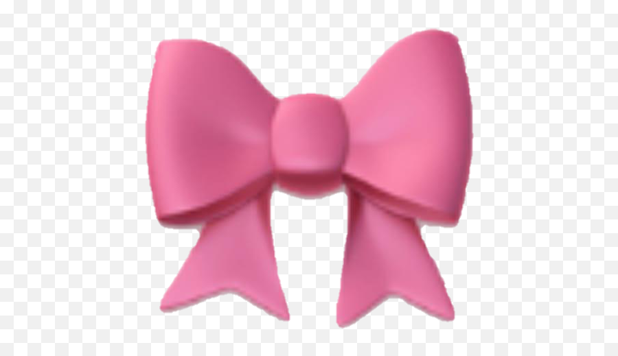 Emoji Pink Ribbon Bow Pinkbow Pinkribbon - Iphone Emoji Png,Pink Bow Emoji