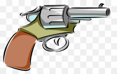 Clipart Sword Gun Transparent - Cartoon Images Of Gun Emoji,Skull Gun Knife Emoji