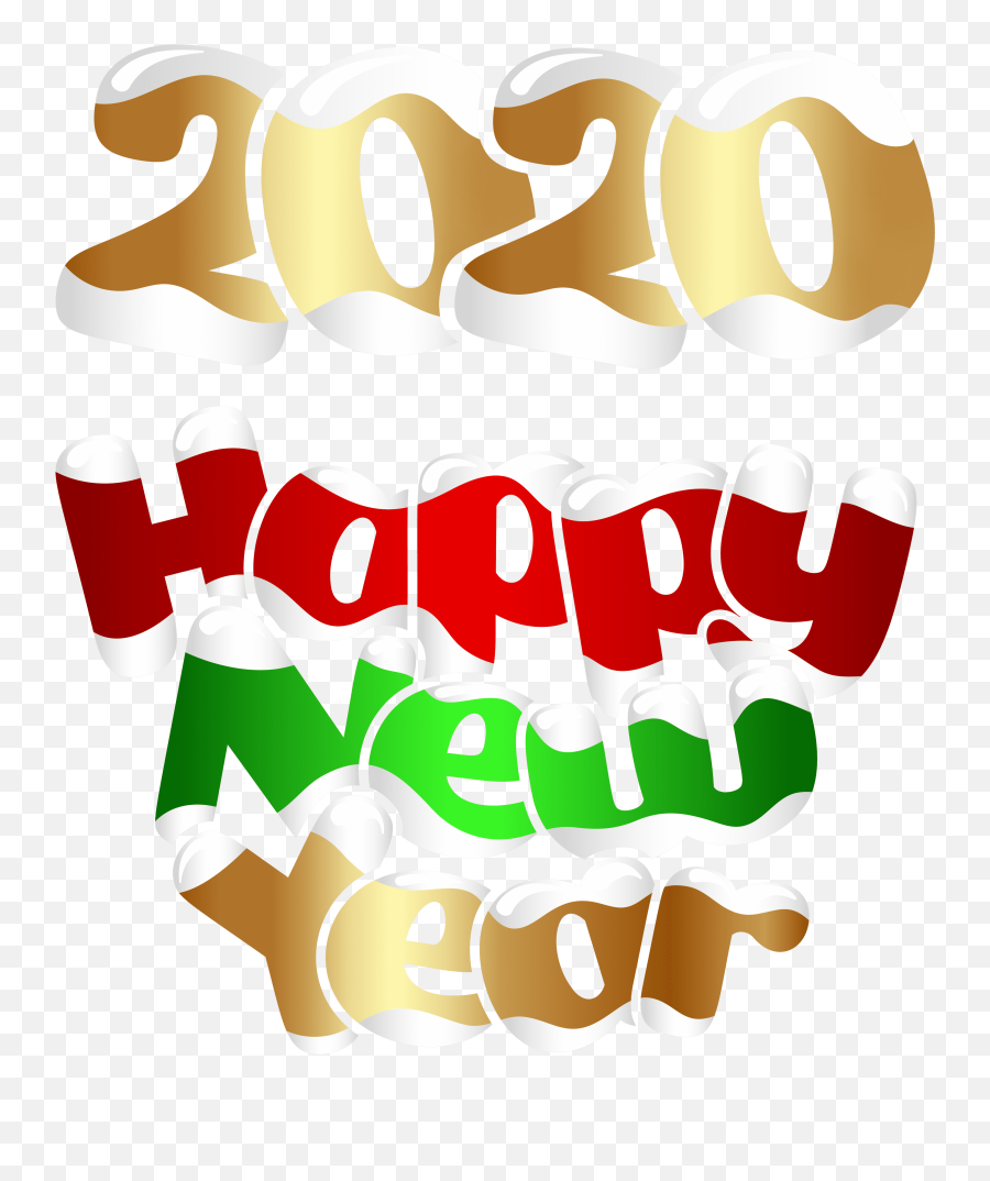 2020 Happy New Year Png Clip Art Image - Happy New Year 2020 Clip Art Emoji,Happy New Year Emoji Art