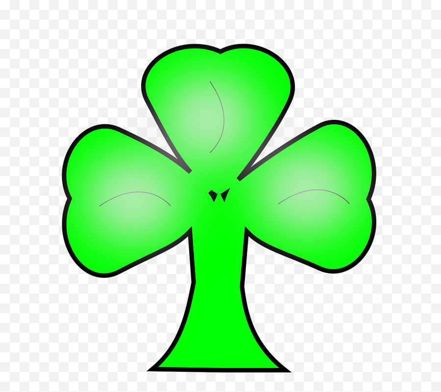 Free Clover Shamrock Vectors - Petala De Trevo Emoji,St Patrick's Day Emoticons