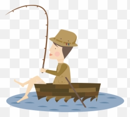 Angling Fishing Boat Catch - Birthday Cards Emoji