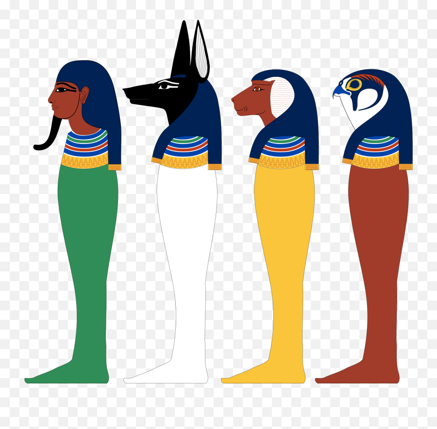 Four Sons Of Horus - Sons Of Horus Egypt Emoji,Symbols For Emotions
