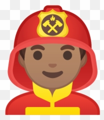 Man Firefighter Emoji With Medium Skin Tone Meaning - Firefighter Emoji Png,Mario Emoji