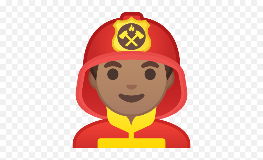 Man Firefighter Emoji With Medium Skin Tone Meaning - Firefighter Emoji Png,Mario Emoji