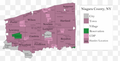 Map Of Niagara County New York - Diagram Emoji
