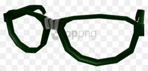 Roblox Green Nerd Glasses Png Image - Portable Network Graphics Emoji