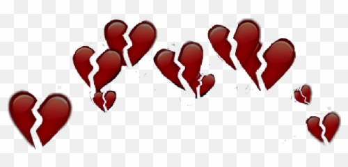 Broken Crown Clipart - Broken Heart Crown Png Emoji,Broken Heart Emoji Png