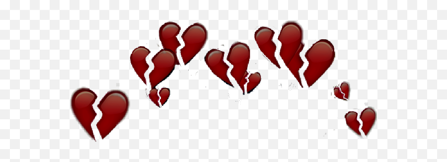 Broken Crown Clipart - Broken Heart Crown Png Emoji,Broken Heart Emoji Png