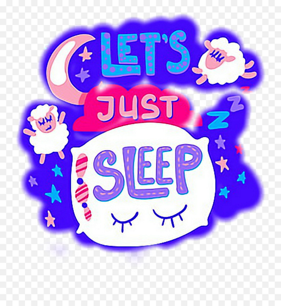 Bedtime Tired Sleepy Night Word Words - Clip Art Emoji,Bedtime Emoji