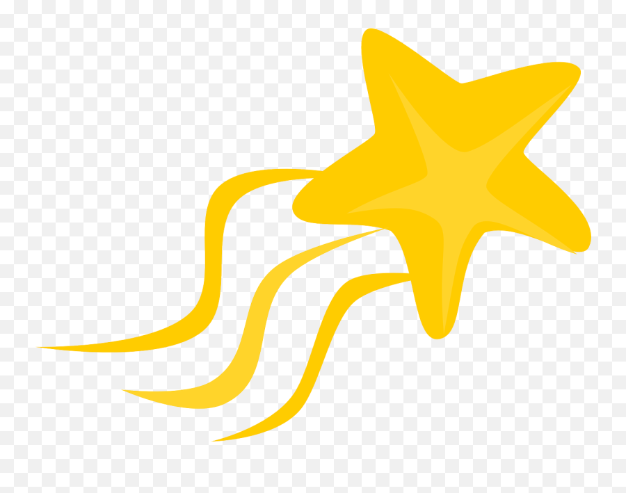 Shooting Star Meteoroid Star Meteorite - Transparent Background Star Clipart Png Emoji,Falling Star Emoji