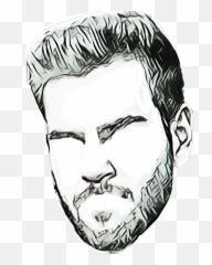 Guy Handsome Hotguy Trendy Bearded Beard Milenial Genz Emoji,Bearded Emoji