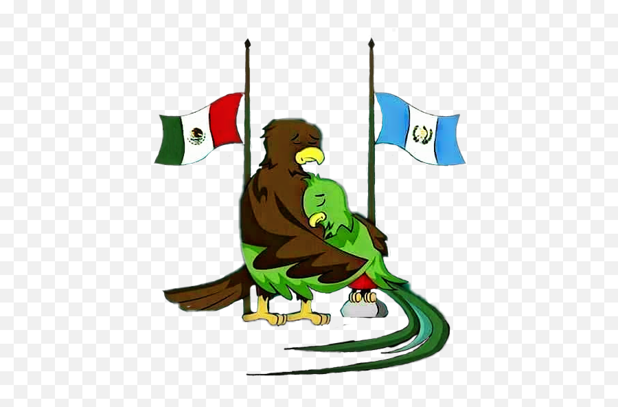 Mexico Guatemala Union Volcandefuego - Flag Mexico And Guatemala Emoji,Cali Flag Emoji