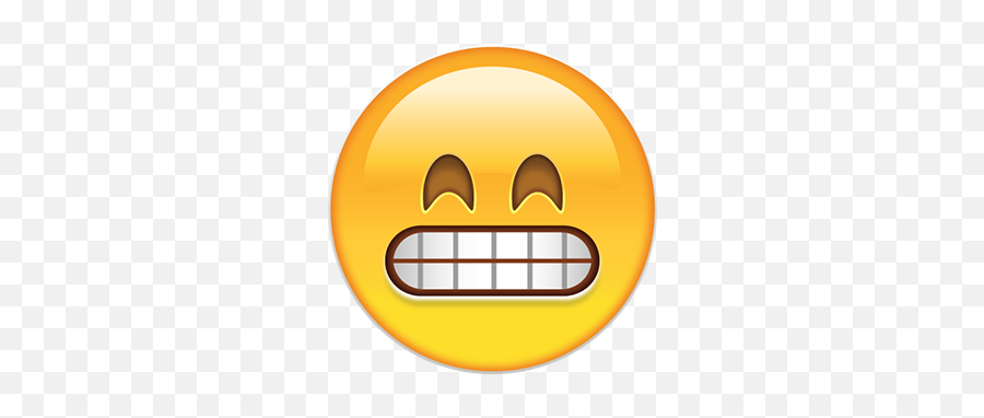 Visual Emotional Annotation With Emoji - Gritty Teeth Emoji,Safe Emoji