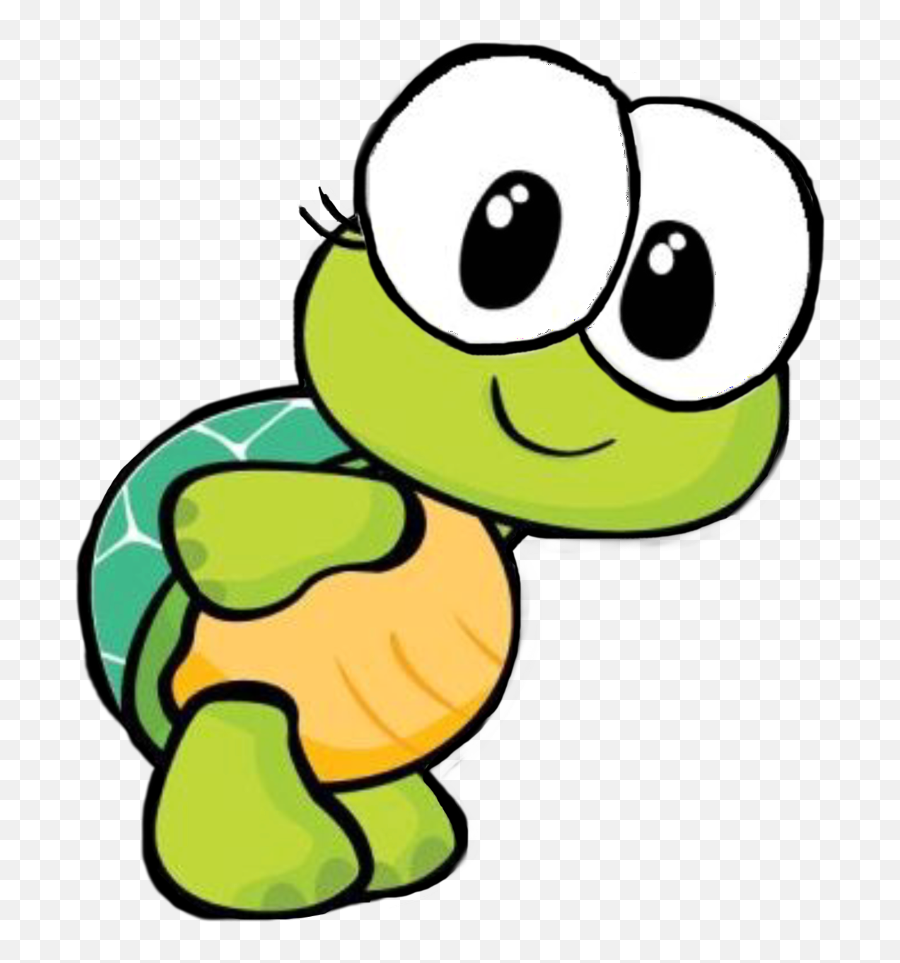 Library Of Turtle With Big Eyes Graphic Png Files - Cute Turtle Drawing Emoji,Wide Eye Emoji
