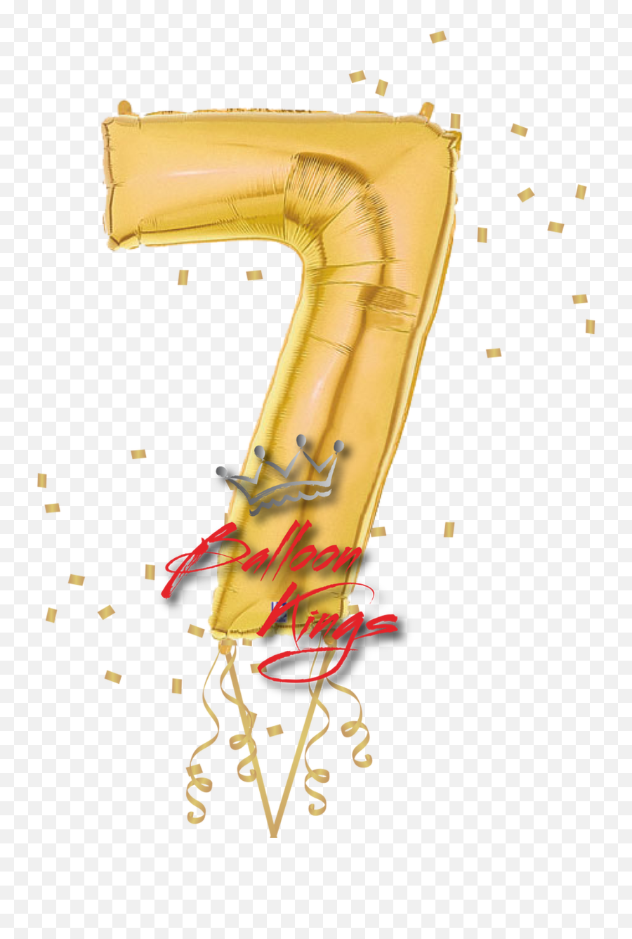 Gold Number 7 - Balloon Emoji,Saxophone Emoji