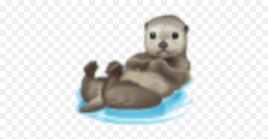Otter Emoji Nutria - Ferret,Otter Emoji