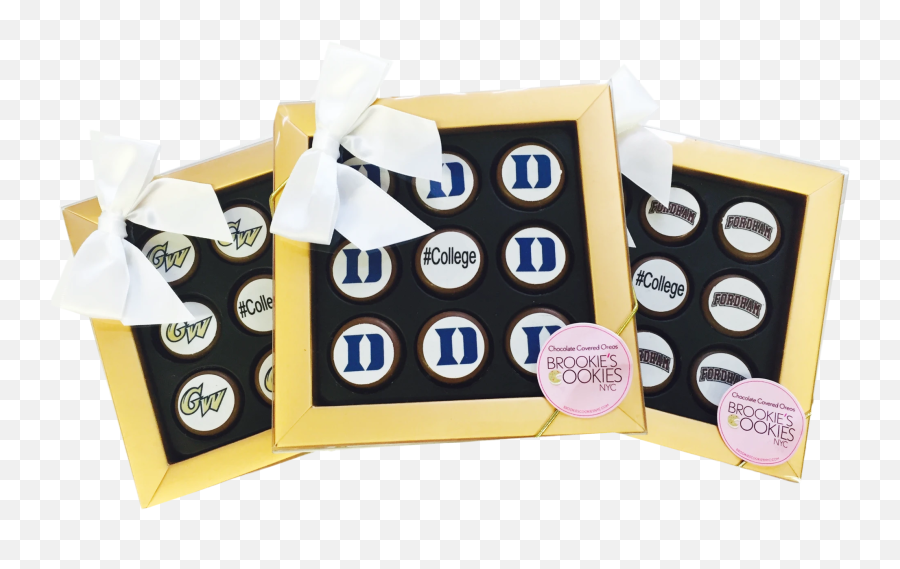 Customized College Logo Mini Chocolate Covered Oreos Gift - Wrapping Paper Emoji,College Emoji
