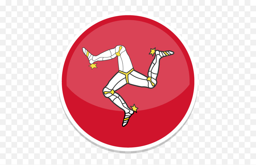 Isle Of Man Icon - Isle Of Man Flag Icon Emoji,Walking Guy Emoji