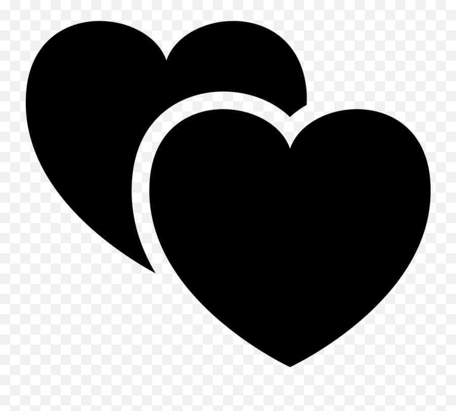 Heart Symbol Computer Icons Couple - Black Love Symbol Png Emoji,Couple Emoji Png