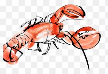 Lobster Clipart Watercolor Lobster Watercolor Transparent - Crawfish Watercolor Clipart Free Emoji,Lobster Emoji