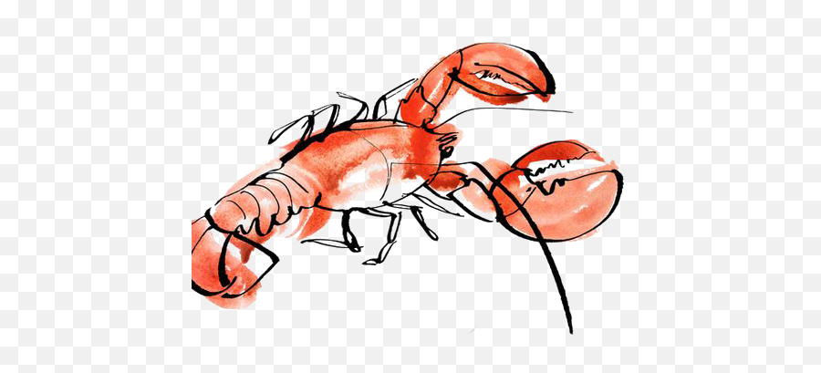 Lobster Clipart Watercolor Lobster Watercolor Transparent - Crawfish Watercolor Clipart Free Emoji,Lobster Emoji