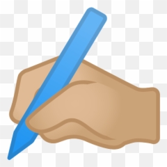 Hand Emoji With Medium - Png Writing