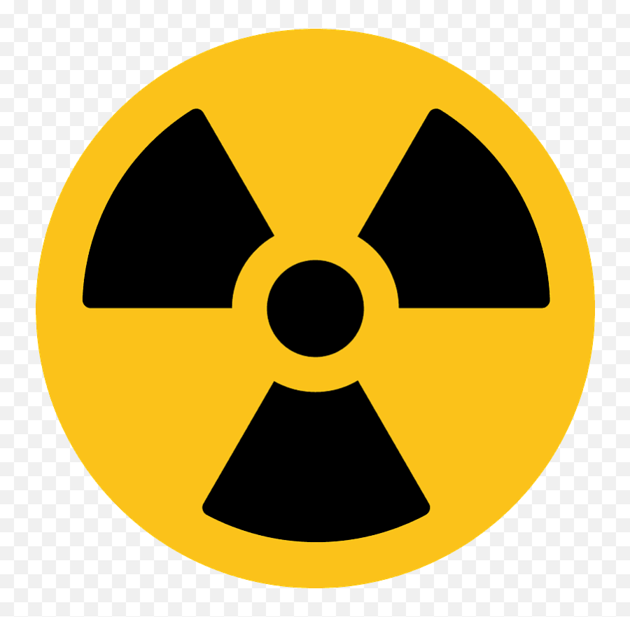Radioactive Emoji Clipart - Toxic Clipart,Biohazard Emoji