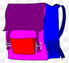 Backpack School Bag Books Kids - Clip Art Emoji