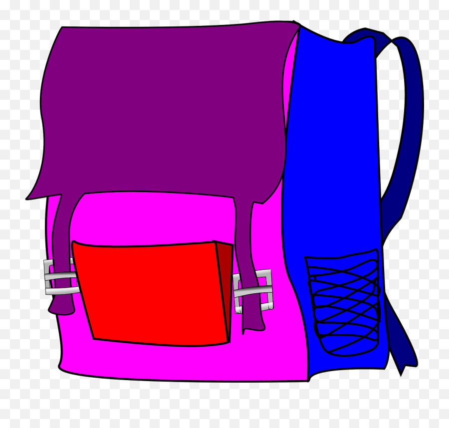 Backpack School Bag Books Kids - School Bag Clip Art Emoji,Apple Gun Emoji