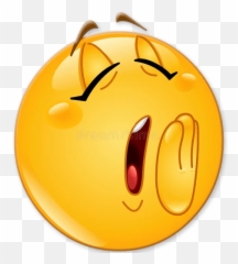 Yawnu201d stickers set for Telegram - Yawning Smiley Emoji