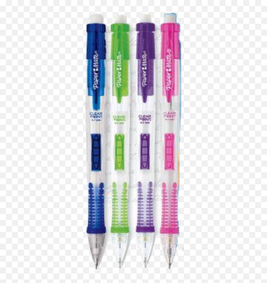 Pencils Pencil Mechanical School Work Colorful Pink Blu - Papermate Mechanical Pencils Emoji,Emoji Pencils