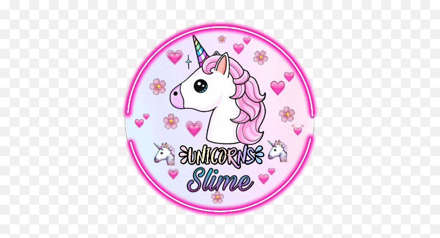Unicorn Galaxy Unicorn Pictures Of Slime - Logo Stiker Slime Unicorn Emoji,Emoji Slime