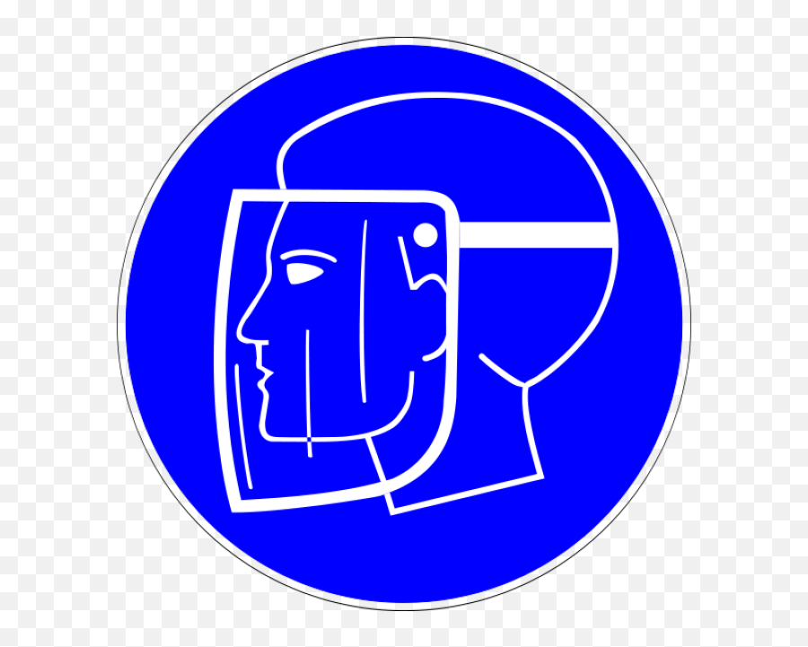 Lab Clipart Ppe - Face Shield Ppe Symbol Png Download Face Shield Clip Art Transparent Emoji,Sheild Emoji