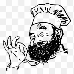Free Wink Smiley Illustrations - Chef With A Beard Emoji,Music Note Emoji