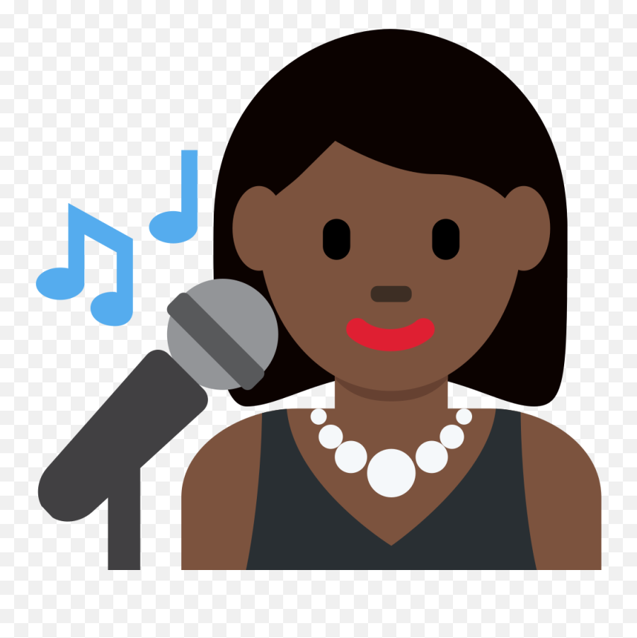 Twemoji2 1f469 - Man Singer Emoji,Emoji Skin Tone