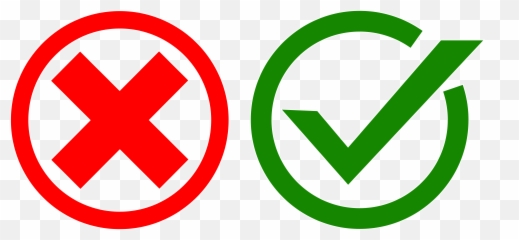 X Mark Png - Check Marks Emoji