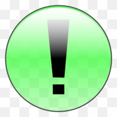 Attention Green - Clipart Emoji
