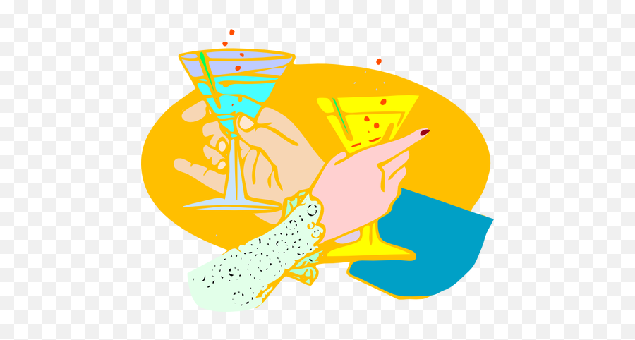 Vector Illustration Of Drink Toast - Cocktail Party Vector Png Emoji,Gay Couple Emoji